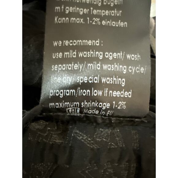 Beate Heymann Street Couture Black Sheer Mesh Jacket w/ Gray Trim Women’s Size 8 - Picture 9 of 9